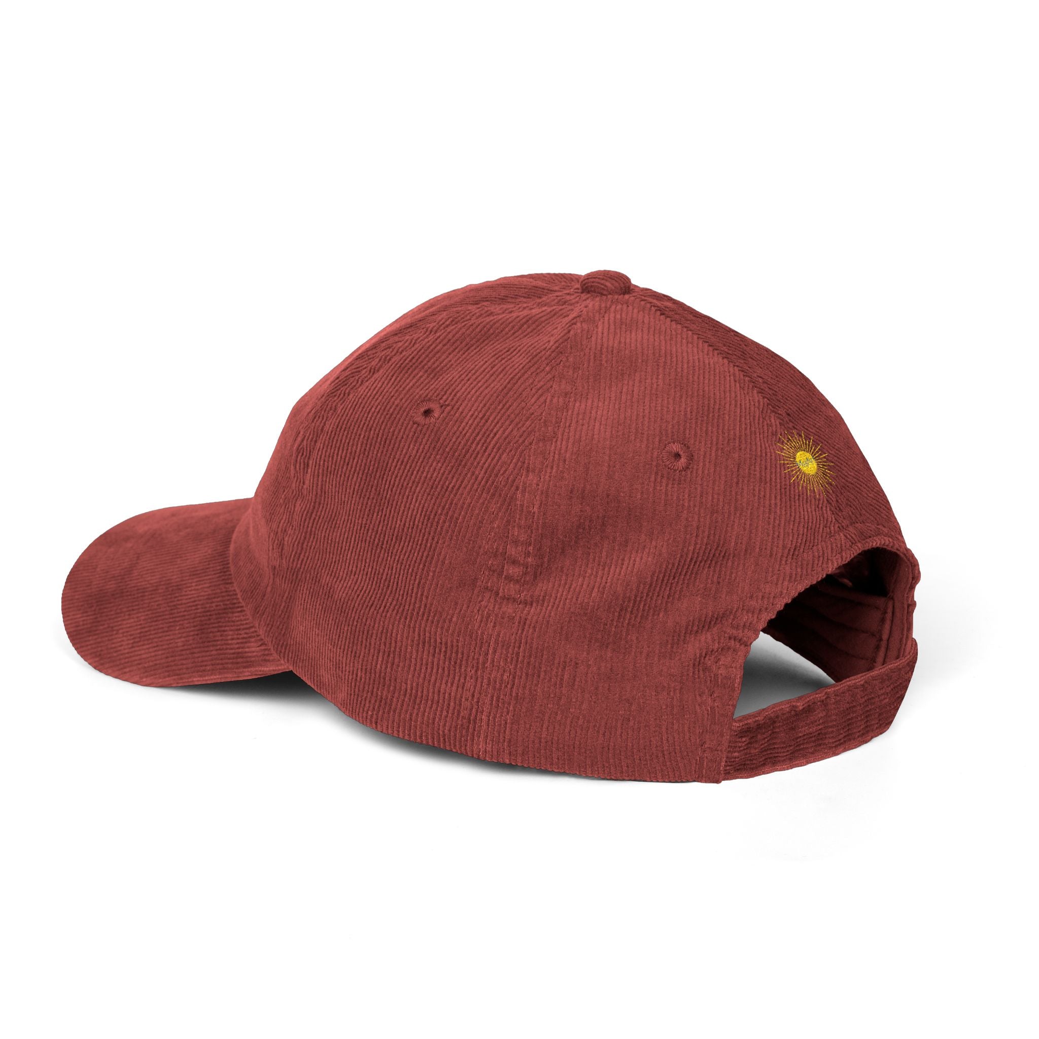 Keps  "Sunny days" .Manchester i vintagestil, broderad text