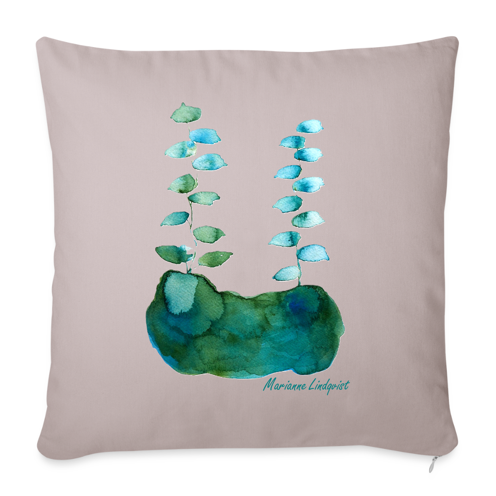 Soffkudde med fyllning 45cm x 45cm - light taupe