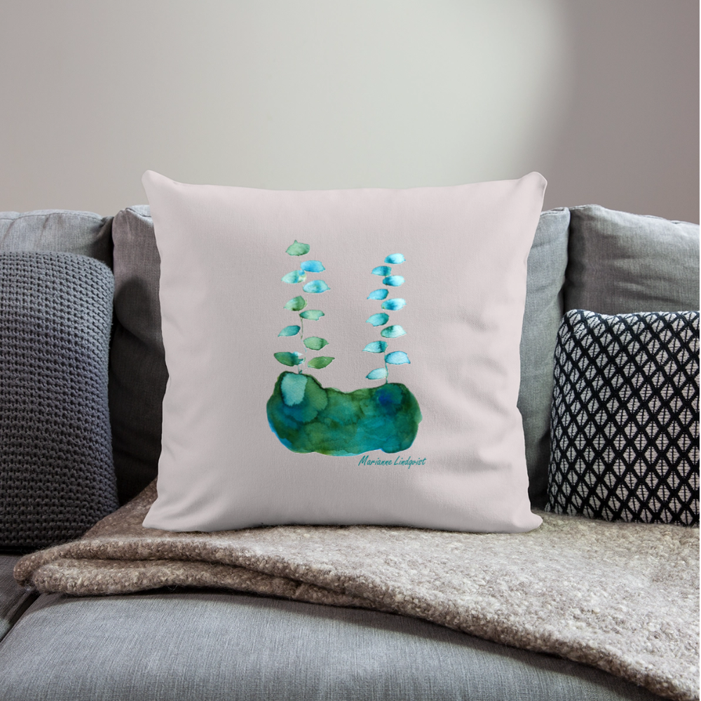 Soffkudde med fyllning 45cm x 45cm - light taupe