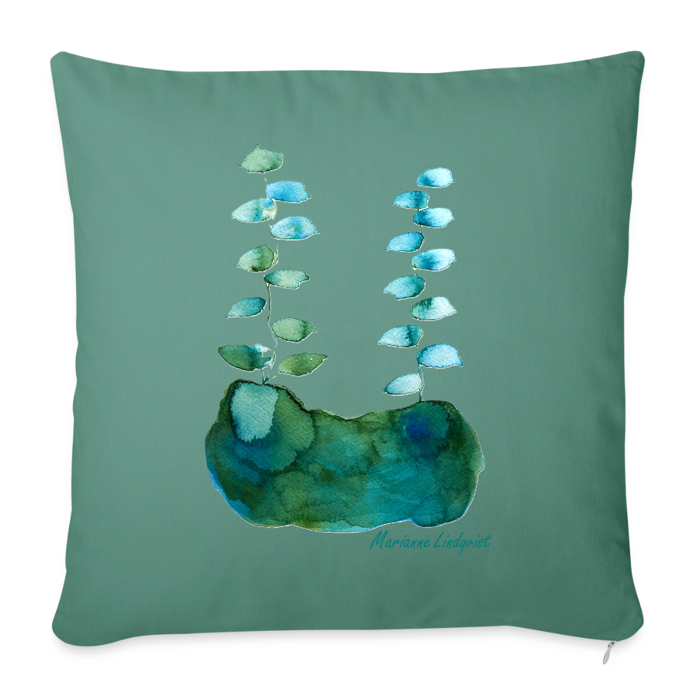 Soffkudde med fyllning 45cm x 45cm - cypress green