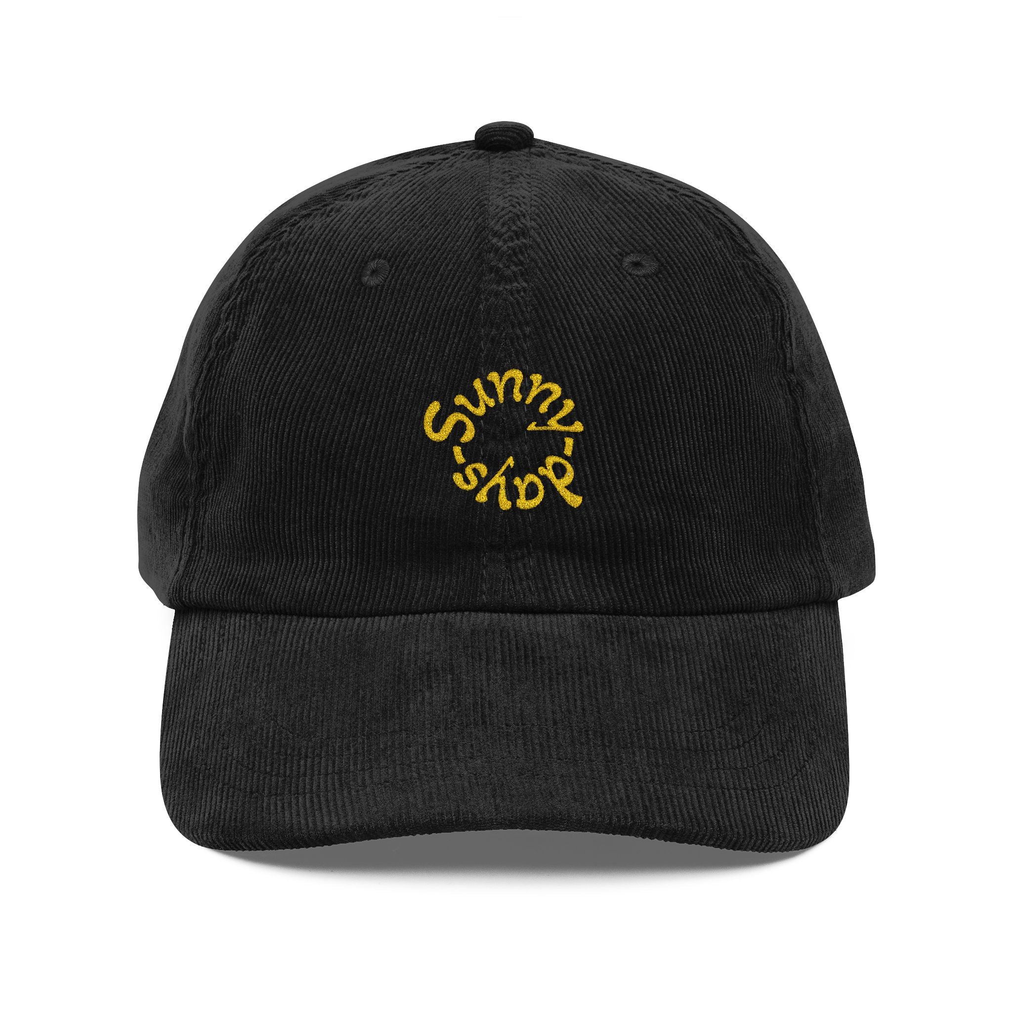 Keps  "Sunny days" .Manchester i vintagestil, broderad text