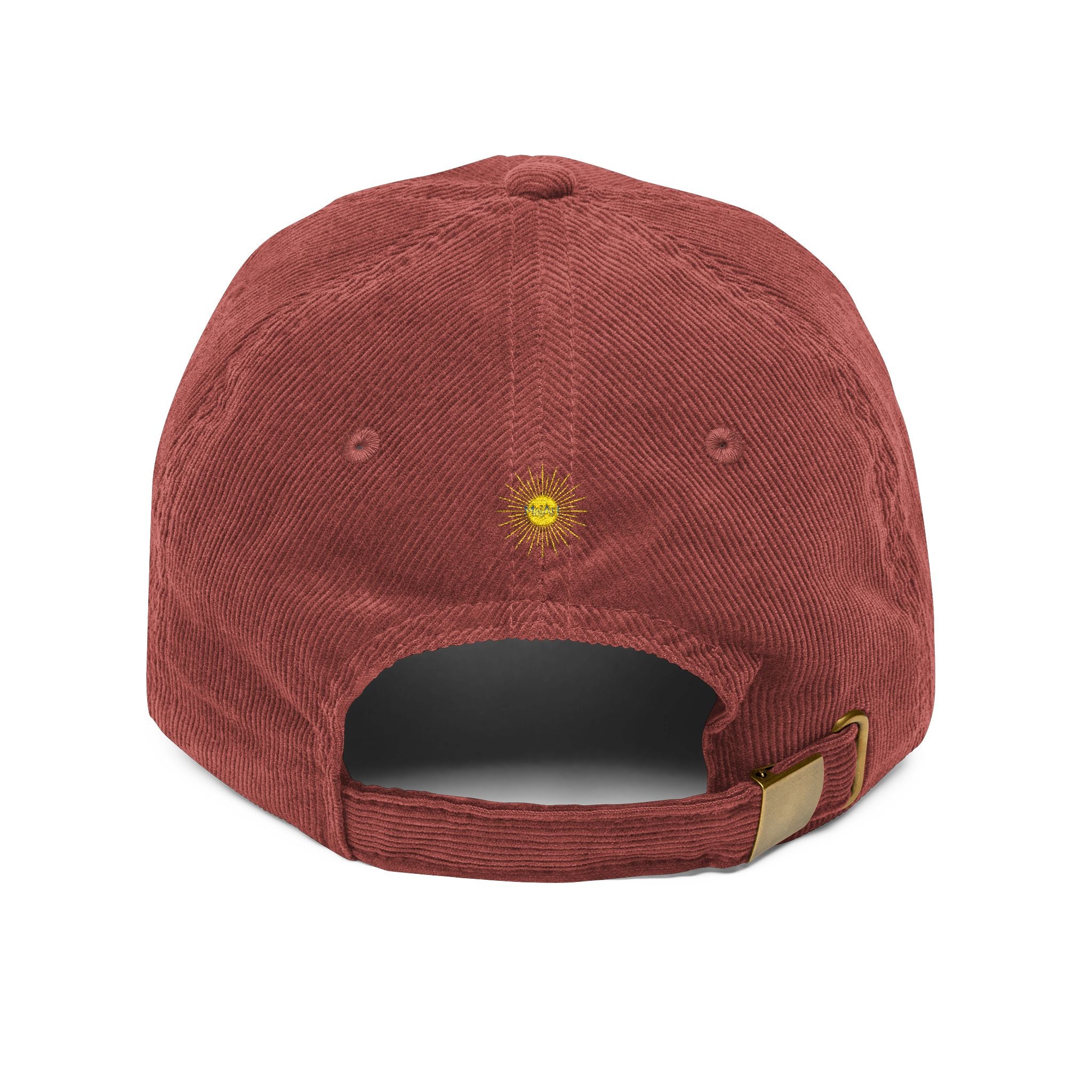 Keps  "Sunny days" .Manchester i vintagestil, broderad text